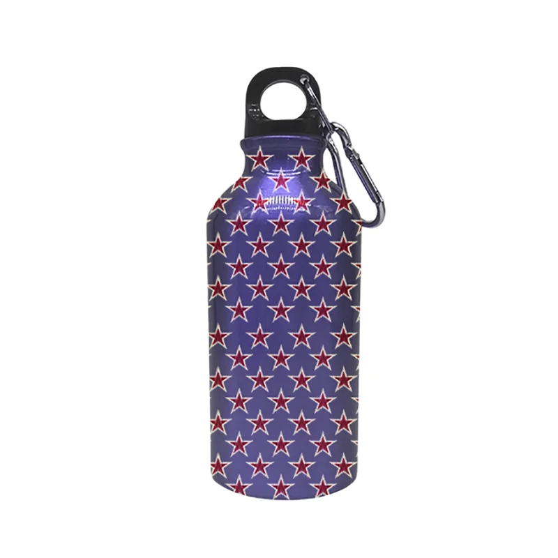 Pula at Purple Star Patterned Stainless Steel Sports Bote